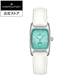 ハミルトン 公式 腕時計 HAMILTON American Classic Boulton M アメリカンクラシック ボルトンM スモールセコンド クオーツ 23.50MM レザーベルト ミントグリーン × ホワイト H13321861 レディース腕時計 女性 正規品 ブランド ビジネス シンプル