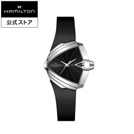 ハミルトン 公式 腕時計 HAMILTON Ventura ベンチュラ S オート 自動巻 34,5MM x 38MM ラバーベルト ブラック × ブラック H24105330 メンズ腕時計 レディース腕時計 男性 女性 正規品 ブランド