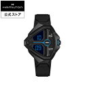 ハミルトン 公式 腕時計 HAMILTON Ventura Edge Dune Limited Edition ベンチュラ エッジ DUNE スペシャルエディション クオーツ クォーツ 51.00MM × 47.00MM ラバーストラップ ブラック × ブラック H24624330 メンズ腕時計 男性 正規品 ブランド 限定 2024