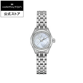 ハミルトン 公式 腕時計 HAMILTON Jazzmaster Lady quartz ジャズマスター レディ クオーツ クォーツ 26.00MM ステンレススチールブレス マザーオブパール × シルバー H32111190 レディース腕時計 女性 正規品 ブランド ダイヤモンド