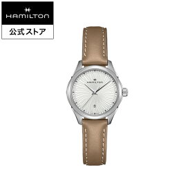 ハミルトン 公式 腕時計 HAMILTON Jazzmaster Lady quartz ジャズマスター レディ クオーツ クォーツ 30.00MM レザーベルト ホワイト × ベージュ H32231810 レディース腕時計 女性 正規品 ブランド