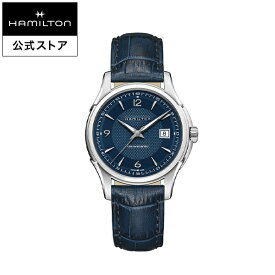 ハミルトン 公式 腕時計 HAMILTON Jazzmaster Viewmatic ジャズマスター ビューマティック オートマティック 自動巻き 40.00MM レザーベルト ブルー × ブルー H32515641 メンズ腕時計 男性 正規品 ブランド ビジネス シンプル