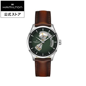 n~g  rv HAMILTON Jazzmaster Open Heart WY}X^[ I[vn[g I[g}eBbN  40.00MM U[xg O[ × uE H32675560 Yrv j Ki u