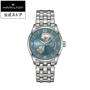 �n�~���g�� ���� �r���v HAMILTON Jazzmaster Open Heart �W���Y�}�X�^�[ �I�[�v���n�[�g �I�[�g�}�e�B�b�N �������� 42.00MM �X�e�����X�X�`�[���u���X �u���[ × �V���o�[ H32705142 �����Y�r���v �j�� ��