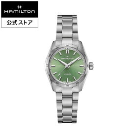 ハミルトン 公式 腕時計 HAMILTON Jazzmaster Performer Auto ジャズマスター パフォーマー オートマティック 自動巻き 34.00MM ステンレススチールブレス グリーン × シルバー H36105160 ユニセックス 男性 女性 正規品 ブランド ビジネス 2024