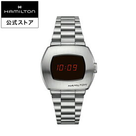 ハミルトン 公式 腕時計 HAMILTON American Classic PSR アメリカンクラシック PSR デジタル クオーツ クォーツ 40.80MM ステンレススチールブレス ブラック × シルバー H52414130 メンズ腕時計 男性 正規品 ブランド ビジネス シンプル