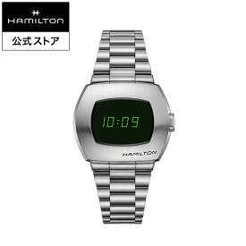 ハミルトン 公式 腕時計 HAMILTON American Classic PSR アメリカンクラシック PSR デジタル クオーツ クォーツ 40.80MM ステンレススチールブレス ブラック × シルバー H52414131 メンズ腕時計 男性 正規品 ブランド ビジネス シンプル