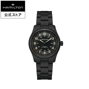 �n�~���g�� ���� �r���v HAMILTON Khaki Field �J�[�L �t�B�[���h �`�^�j�E�� �I�[�g�}�e�B�b�N �������� 38.00MM �`�^���x���g �u���b�N × �u���b�N H70215130 �����Y�r���v �j�� ���K�i �u�����h �A�E