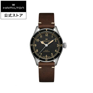 �n�~���g�� ���� �r���v HAMILTON Khaki Aviation Khaki Pilot Pioneer �J�[�L �A�r�G�[�V���� �p�C���b�g �p�C�I�j�A �@�B���������� 38.00MM ���U�[�x���g �u���b�N × �u���E�� H76205530 �����Y�r���v �j�� 