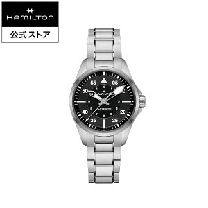 n~g  rv HAMILTON Khaki Aviation Khaki Pilot J[L ArG[V J[L pCbg I[g}eBbN  36.00MM XeXX`[uX ubN × Vo[ H76215130 