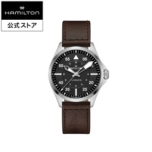 �n�~���g�� ���� �r���v HAMILTON Khaki Aviation Khaki Pilot �J�[�L �A�r�G�[�V���� �J�[�L �p�C���b�g �I�[�g�}�e�B�b�N �������� 39.00MM ���U�[�x���g �u���b�N × �u���E�� H76305530 �����Y�r���v �j��