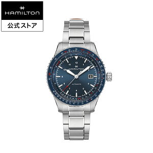 �n�~���g�� ���� �r���v HAMILTON Khaki Aviation �J�[�L �A�r�G�[�V���� �R���o�[�^�[ �I�[�g�}�e�B�b�N �������� 42.00MM �X�e�����X�X�`�[���u���X �u���[ × �V���o�[ H76645140 �����Y�r���v �j�� ��