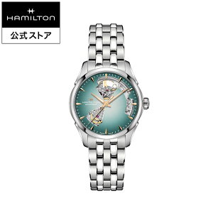 �n�~���g�� ���� �r���v HAMILTON Jazzmaster Open Heart �W���Y�}�X�^�[ �I�[�v���n�[�g �I�[�g�}�e�B�b�N �������� 36.00MM �X�e�����X�X�`�[���u���X �u���[ × �V���o�[ H32215143 ���f�B�[�X�r���v ��