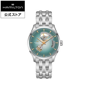 �n�~���g�� ���� �r���v HAMILTON Jazzmaster Open Heart �W���Y�}�X�^�[ �I�[�v���n�[�g �I�[�g�}�e�B�b�N �������� 40.00MM �X�e�����X�X�`�[���u���X �u���[ × �V���o�[ H32675141 �����Y�r���v �j�� ��