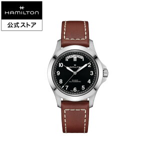 �n�~���g�� ���� �r���v HAMILTON Khaki Field King Auto �J�[�L �t�B�[���h �L���O �f�C�f�C�g �I�[�g �I�[�g�}�e�B�b�N �������� 40.00MM ���U�[�x���g �u���b�N × �u���E�� H64475531 �����Y�r���v �j�� 