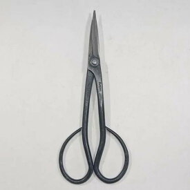 【兼進作】鎬付き長刃小枝切鋏　青紙（青鋼） 全長190mm　No.35M◆盆栽　はさみ　さつき　お手入れ　園芸　刃物市場◆