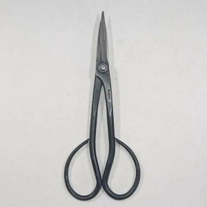 【兼進作】鎬付き長刃小枝切鋏 青紙(青鋼) 全長190mm No.35M◆盆栽 はさみ さつき お手入れ 園芸 刃物市場◆