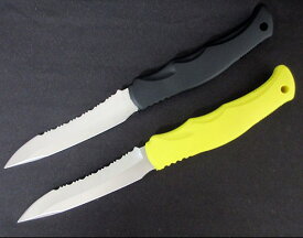 [G・SAKAI]サビナイフ11 SURF　　ブラック／イエロー◆父の日　無料名入れ　送料無料　サーフ　錆びない　釣り　キャンプ　サバイバルナイフ　海　魚　鞘付き　刃物市場◆