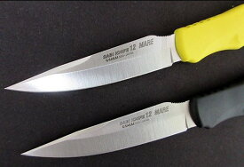 [G・SAKAI]サビナイフ12　MARE　　ブラック／イエロー◆父の日　無料名入れ　送料無料　マレ　錆びない　釣り　キャンプ　サバイバルナイフ　海　魚　鞘付き　刃物市場◆