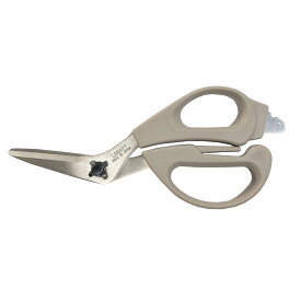 [長谷川刃物/CANARY]奥さまこだわりキッチンハサミ（FK-190）　(FK-190-GL）◆ プレゼント　バーベキュー　食洗機対応　有料名入れ対応　蟹(カニ)料理　はさみ　アウトドア　調理　多機能 　ギザ刃　関の刃物◆