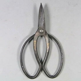 【送料無料】【兼進作】 大久保鋏　長刃　左用　白紙205mm　NO.2614◆はさみ　左　植木鋏　盆栽道具　お手入れ　枝切り　園芸　人気　お勧め　刃物市場◆