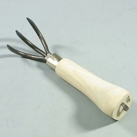 【兼進作】根捌き（根掻き）3本爪　小165mm（NO.57D）／大210mm（NO.57B）◆盆栽　盆栽道具　お手入れ　熊手　植替え　園芸　人気　お勧め　刃物市場◆