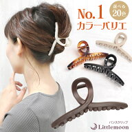 選べるカラバリNo1！送料無料（沖縄・離島を除く）【バンスクリップ】サルディ［ループ ヘアクリップ 超…