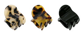 追跡可能メール便 送料無料【Marble Marble ヘアクリップ】リアム3点セット ［バンスクリップ アセテート べっ甲風 ツヤ 軽い 丈夫 強力 結婚式 パーティ ヘアアクセサリー マーブルマーブル］[MBL] 20220715