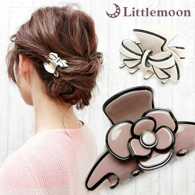 【バンスクリップ】ステッソ［リボン フラワー エナメル ミルキーカラー 結婚式 パーティ ヘッドアクセ ヘアアクセサリー 髪飾り］ 20180119