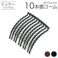 追跡可能メール便 送料無料 【インナーヘアアクセ】コーム　10本櫛 -Pro-［就活 ヘアアクセサリー 使い方…