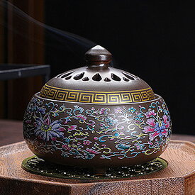 香炉 仏具 インテリア アンティーク 香炉 インテリア かわいい 仏具 蓋付き おしゃれ 3色 アンティーク チベット インテリア 香炉 瞑想仏陀 幻想的 煙 倒流香 香炉 インテリア 陶器 風水 置き物 置物 香立て 線香 お香立て 線香立て