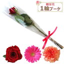 贈呈花1輪ブーケ 卒業式・各種イベントに【価格は1本分です】※10本以上でご注文下さい【1輪ブーケ】バラ 花束 贈答 …