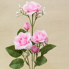 ローズ カスミ造花 花材 資材花径4cm×長さ54cm