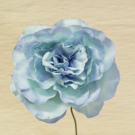 ラナンキュラス ピック ライトブルー造花 花材 資材花径13cm×長さ21cm ranan6753lbl
