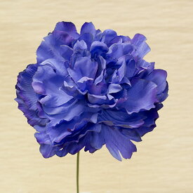 ピオニー 芍薬 ピック ブルー造花 花材 資材花径11cm×長さ21cm syakuyaku6755