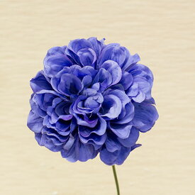 ダリアまたはダリヤ 1本 造花 花材 資材花径9cm×長さ20cm dariya7566