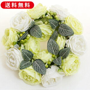 フラワーアレンジ 薔薇 ローズ バラ 壁掛けリース造花 フラワーアレンジメント アートフラワー 花 インテリア 玄関 リビング プレゼント おしゃれ お祝い 誕生日 お誕生日 お花 ギフト おし