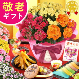 ＼本日23:59まで★ポイント6倍／ 敬老の日 ギフト プレゼント 花 生花 鉢植え 鉢花 アザレア スイーツ ベゴニア カランコエ りんどう どら焼き お菓子 和菓子 洋菓子 花とお菓子 60代 70代 80代 90代 おじいちゃん おばあちゃん 孫 孫から 送料無料