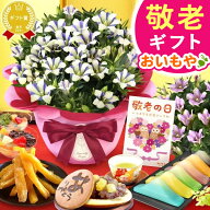 ＼まだ間に合う！／ 敬老の日 ギフト プレゼント 花 生花 鉢植え ようかん 芋けんぴ 鉢花 スイーツ どら…