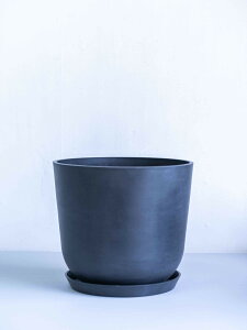 植木鉢 鉢 ecopots Oslo 5~12号 プラスチック + 天然石 鉢カバー おしゃれ 大型 プランター 軽い インテリア 北欧 オスロ 鉢皿 付き お花 植物 観葉植物 アンドプランツ and plants 5号 6号 8号 12号 ホワ
