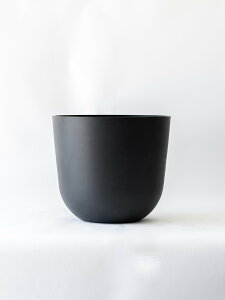 鉢カバー 鉢 ecopots Oslo 3号 15号 プラスチック + 天然石 鉢カバー おしゃれ 大型 プランター 軽い インテリア 北欧 オスロ 鉢皿 付き お花 植物 観葉植物 アンドプランツ and plants ホワイト グレ