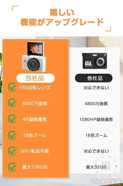 楽天市場】【楽天1位☆レビュー特典付！】デジタルカメラ wifi対応 
