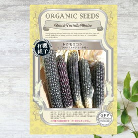 【有機種子】 トウモロコシ/ブラック/トルティーヤ用 S 25粒 種蒔時期 4～5月