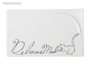 【クーポン配布中】Shinzi katoh コンストゥ 長角皿 29cm 猫 (お取り寄せ品)// 美濃焼 食器 皿 お皿 大皿 盛皿 角皿 パーティー皿 ディナー皿 オードブル スクエア ねこ ネコ かわいい おしゃれ ね