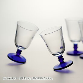 【クーポン配布中】ガラス アミューズ ブルー高台グラス（縦長型） 70cc 買いまわり