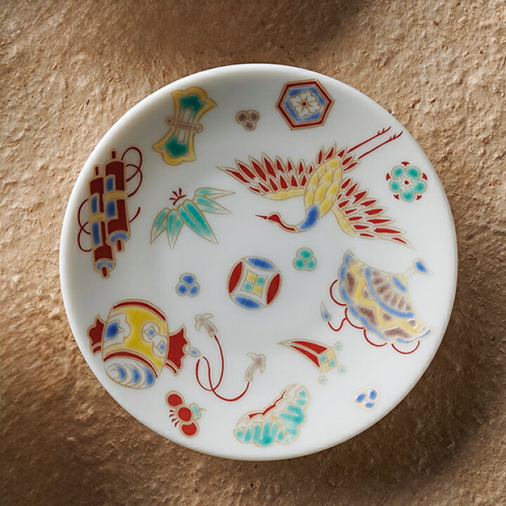 楽天市場】【クーポン配布中】九谷焼 縁起豆皿 【縁起柄】9.5cm// 和 