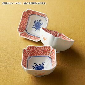 【クーポン配布中】朱たこ唐草梅 角小付 ミニ小鉢 8cm 波佐見焼 1個 //和食器 食器 正月おかず小鉢 小鉢 鉢 副菜鉢 前菜鉢 ボウル 珍味入れ 唐草 花柄 花 磁器 深小鉢 食器 和の小鉢 和食 ミニボウル ボウル 迎春 新春 おせち おせち料理 お祝い お祝いの席 梅 角鉢 角小鉢