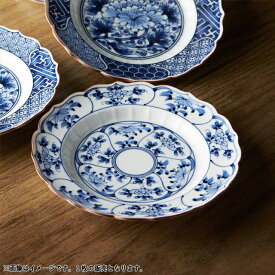 【クーポン配布中】桔梗型リム取皿 割草花紋様 16cm 波佐見焼 // 和食器 食器 皿 小皿 取皿 銘々皿 花型 古典柄 レトロ 正月 おもてなし おしゃれ 取り皿 陶磁器 モダン 和モダン 高級感 上品 和風 かわいい フルーツ皿 ケーキ皿 デザート皿 菓子皿 サラダ皿 和物 家庭用