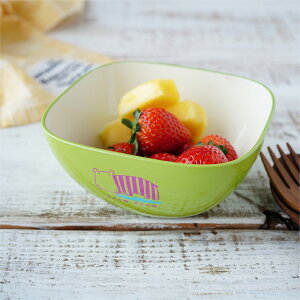 【クーポン配布中】isso ecco(イッソ エッコ) アニマル スクエアボウル 12.5cm グリーン (お取り寄せ品)ABS樹脂 // 日本製 アウトドア食器 電子レンジOK 食洗機OK 140℃ 耐熱 キッズ こども食器 子ど