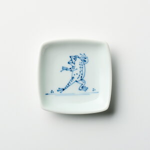 【クーポン配布中】高山寺 角豆皿 6cm 洸淋窯 有田焼//鳥獣戯画 箸置き カトラリーレスト レスト 和食器 食器 正月 磁器 陶磁器 迎春 ありたやき 縁起物 笹兎 転び兎 おいで兎 笑い蛙 投げ蛙